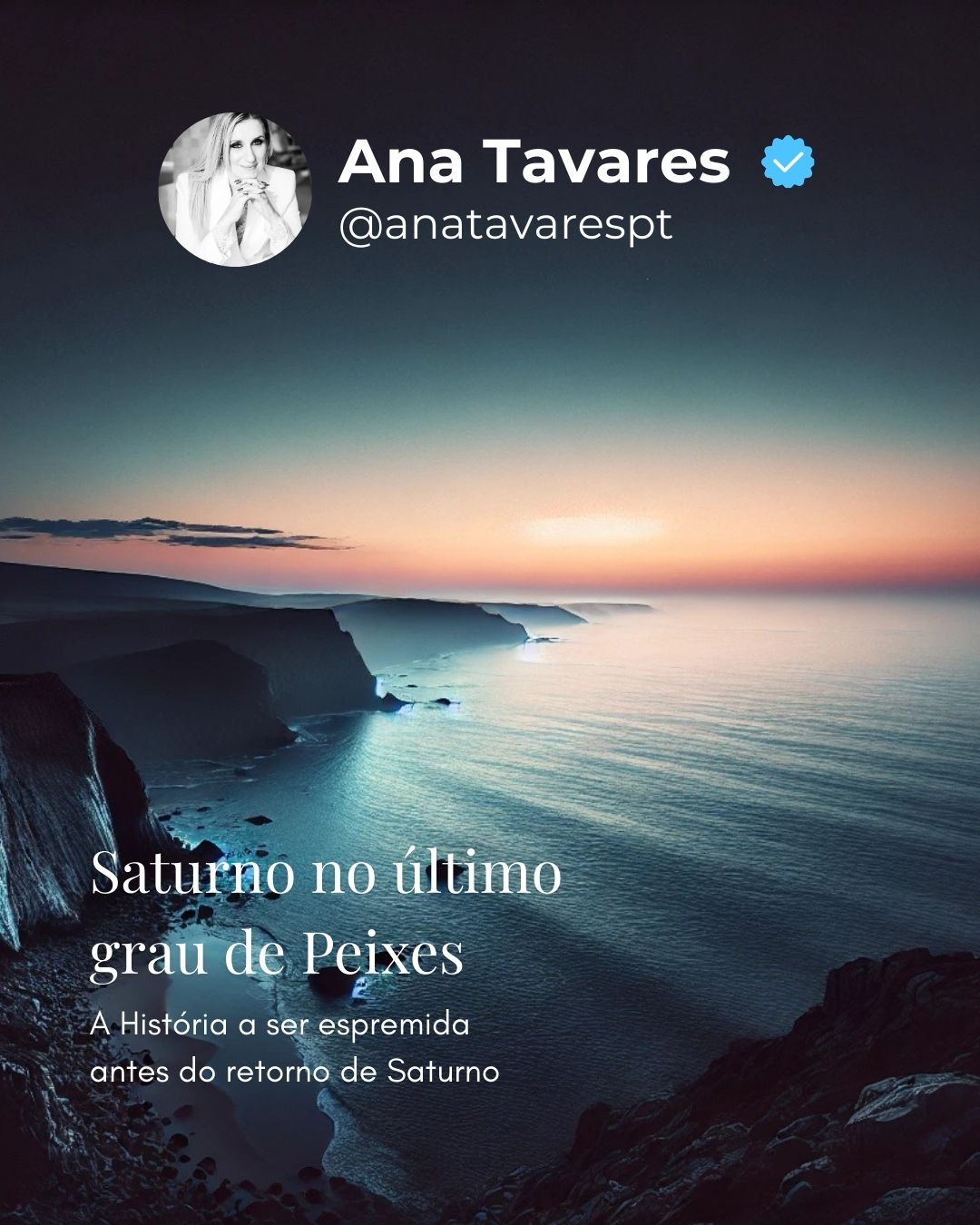 Saturno no último grau de Peixes